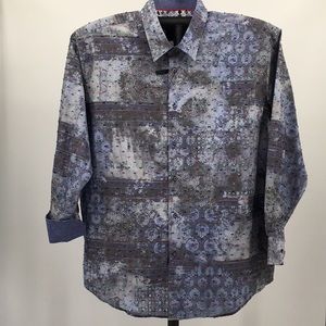 Mizumi Collezioni Button Down Dress Shirt  3X NWT